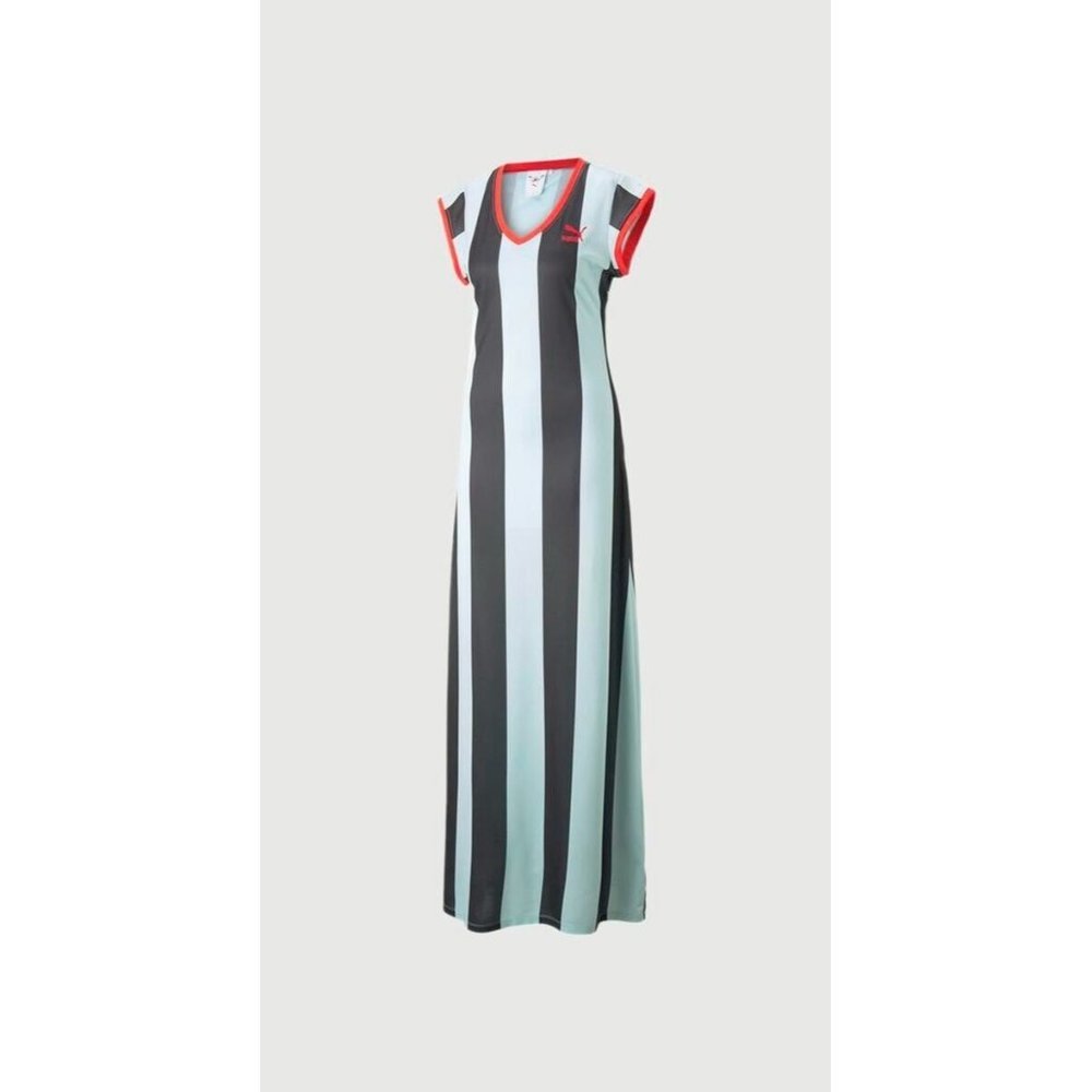 Puma x Dua Lipa 671258 Stripe Dress Blue / Black
